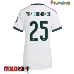 Real Madrid Yan Diomande #25 Prima Maglia Femmina 2026-27 Manica Corta